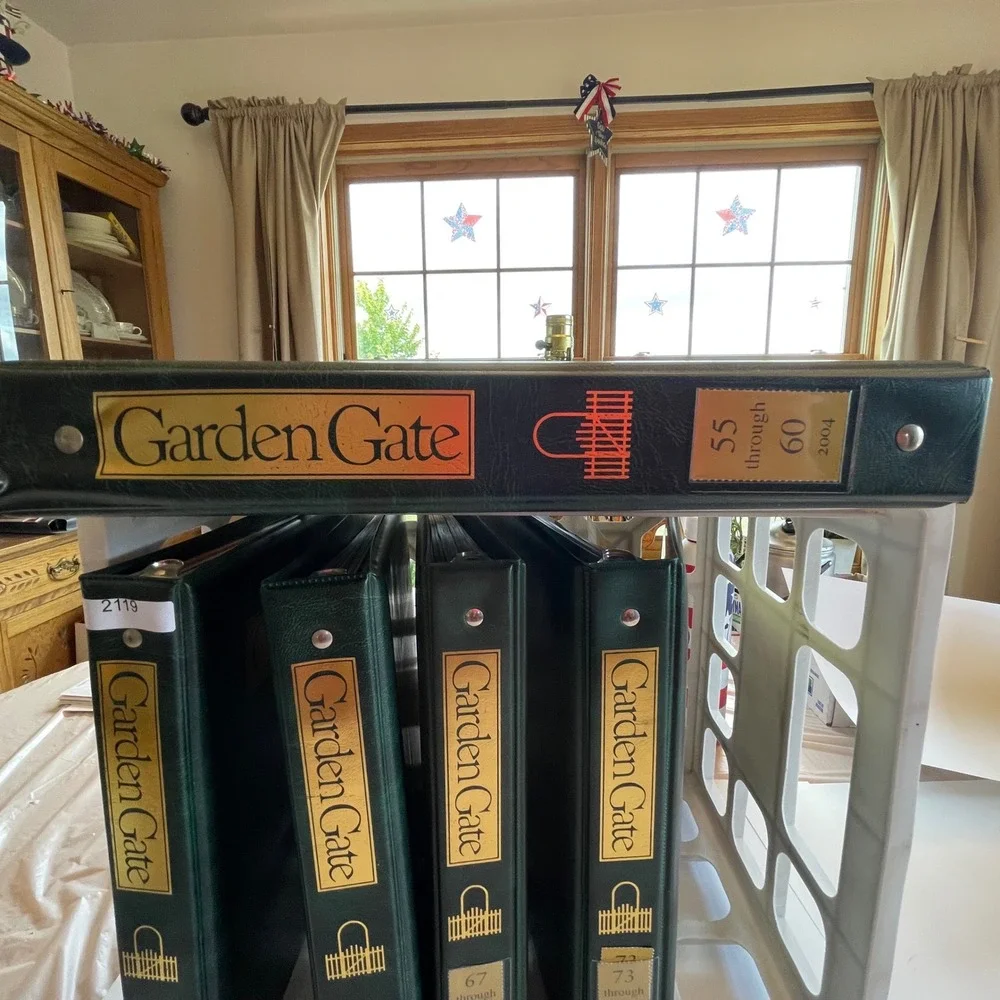 Garden Gate Magazine 2004 Full Year Issues 55-60 with Green Collector Binder
